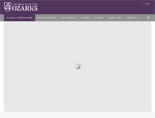 Tablet Screenshot of alumni.ozarks.edu